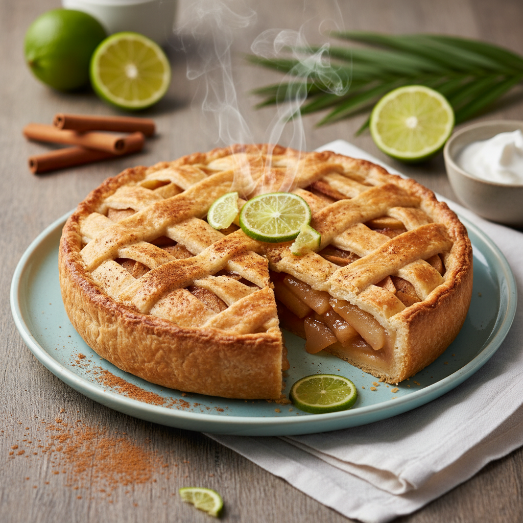 Apple Pie Hangat ala Tropis: Twist Segar dengan Jeruk Nipis dan Kayu Manis Lokal