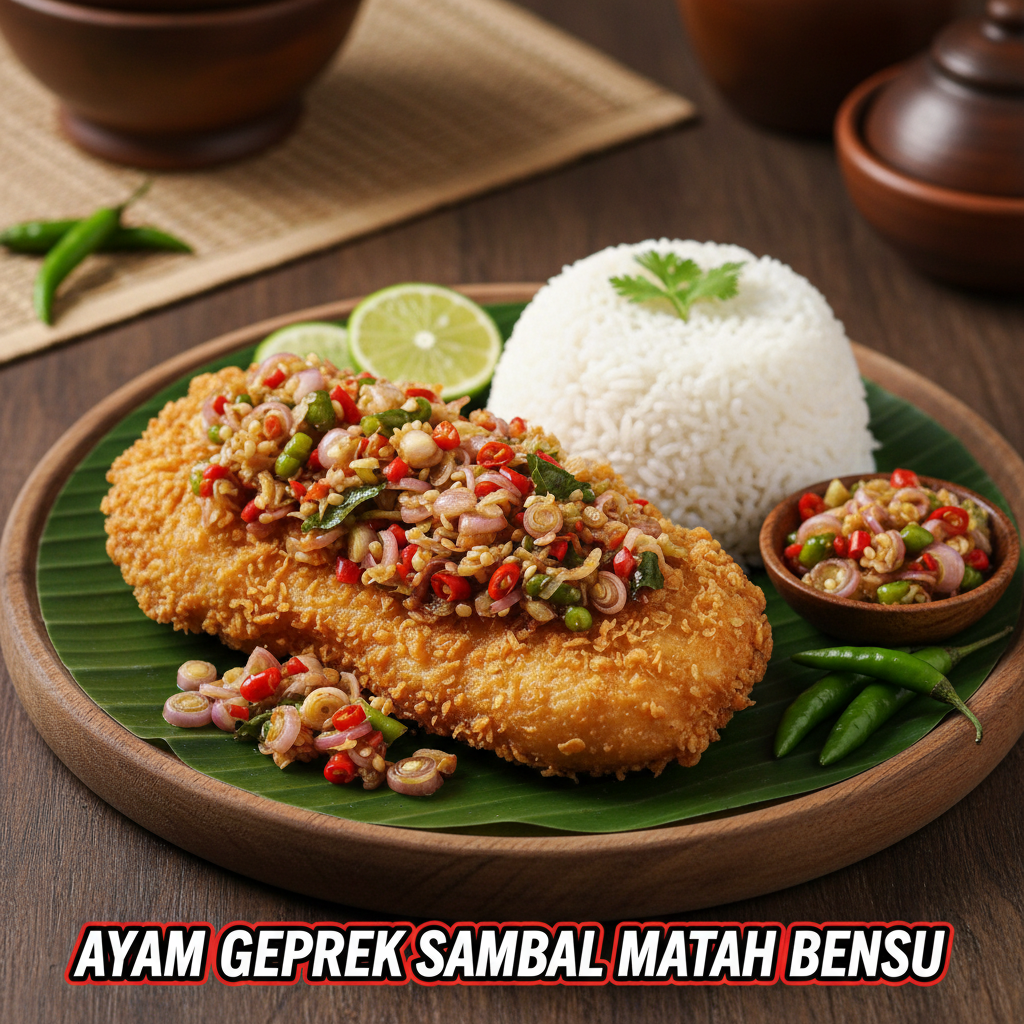 Ayam Geprek Sambal Matah Bensu