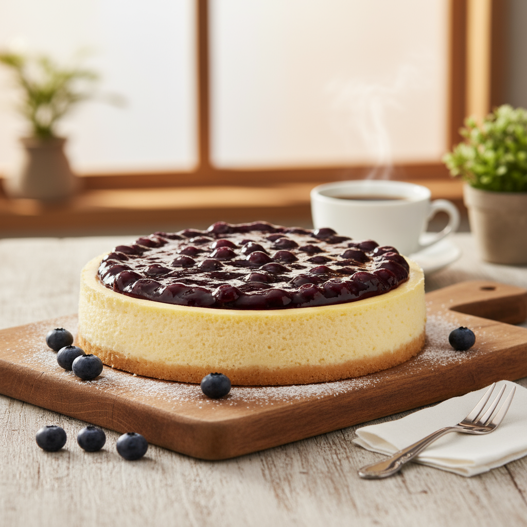 Breadtalk Blueberry Cheesecake