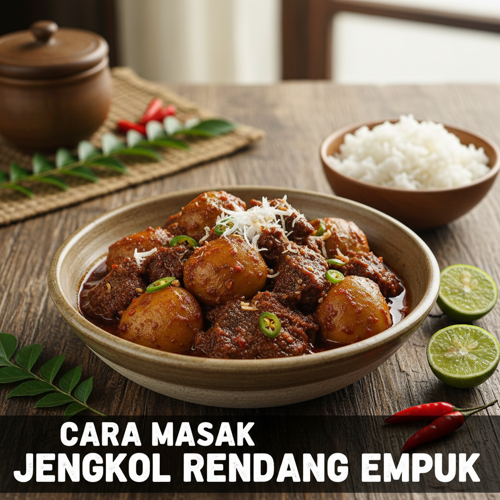 Cara Masak Jengkol Rendang Empuk