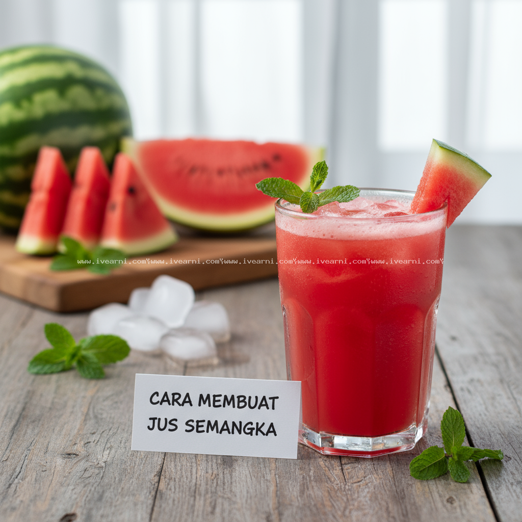 Cara Membuat Jus Semangka