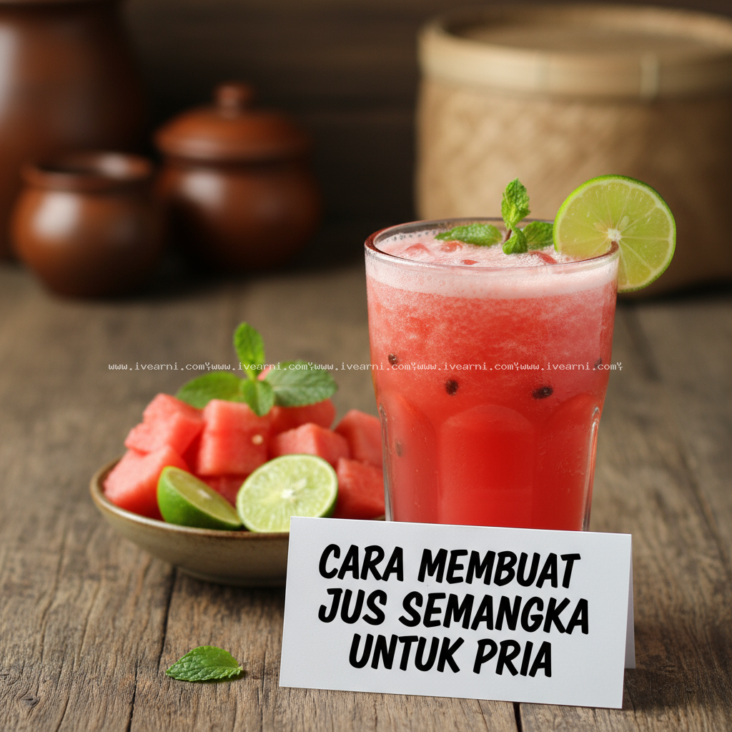 Cara Membuat Jus Semangka Untuk Pria