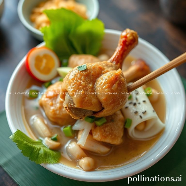Cara Membuat Soto Ceker Ayam Bening