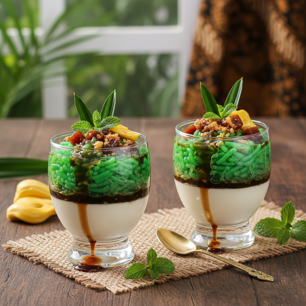Cendol Panna Cotta: Perpaduan Tropis Segar ala Indonesia Meets Italia