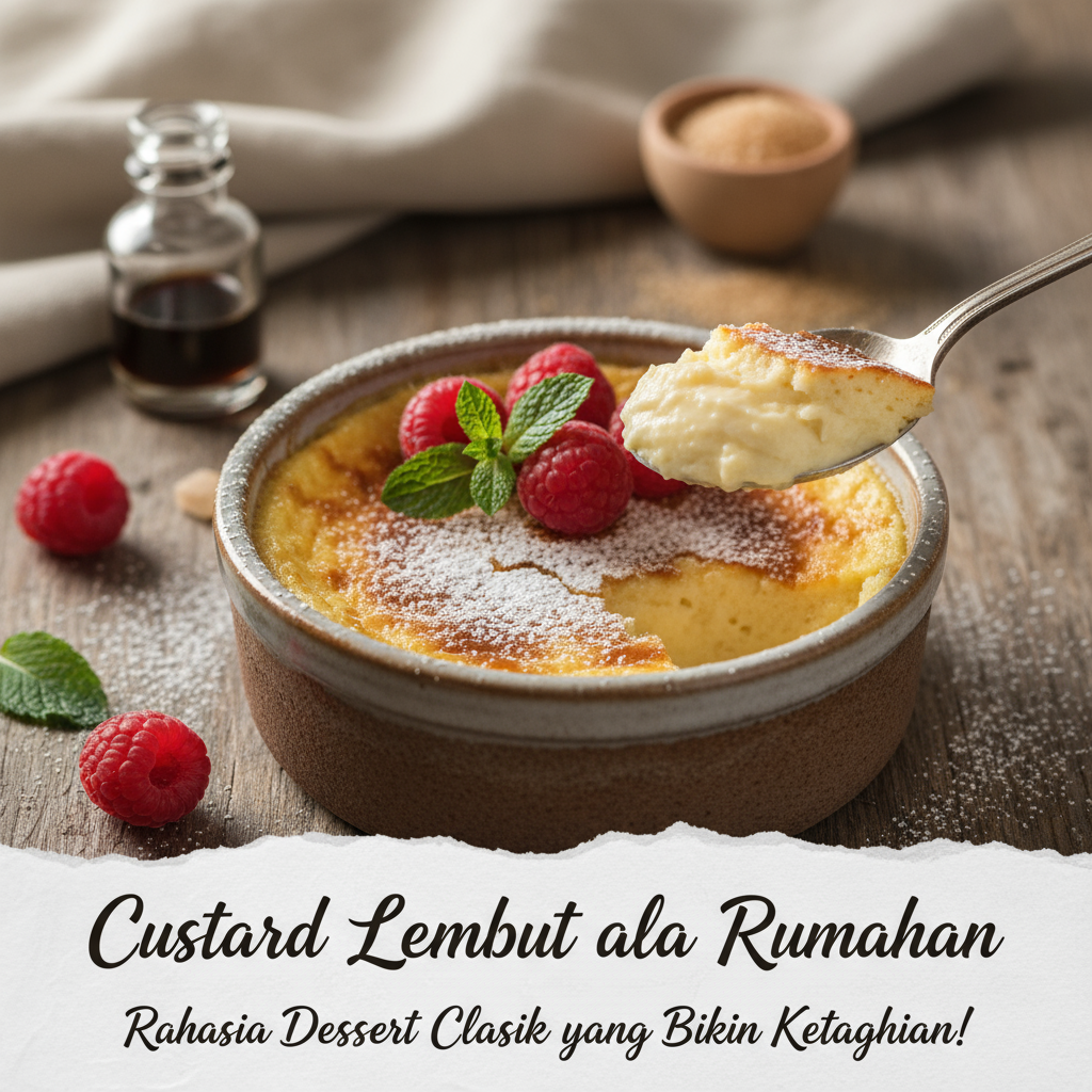 Custard Lembut ala Rumahan: Rahasia Dessert Klasik yang Bikin Ketagihan!