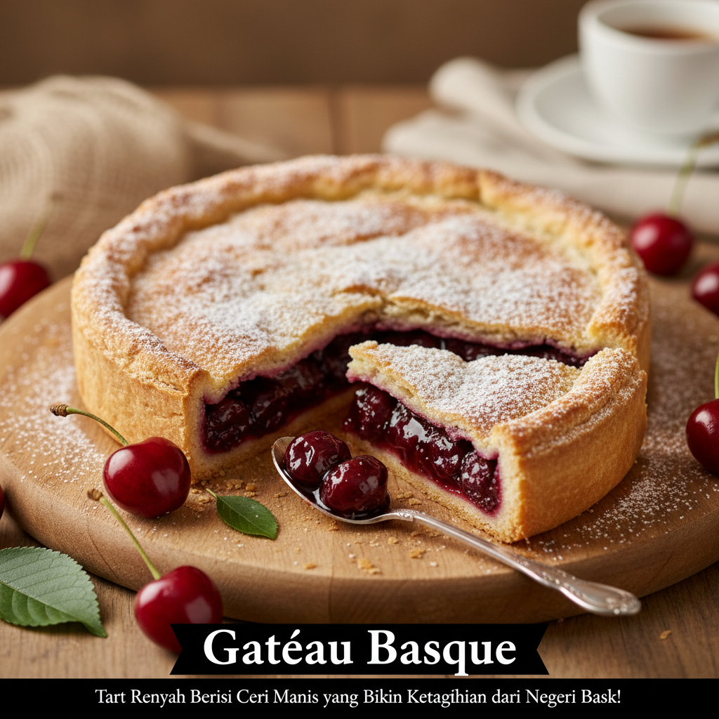 Gateau Basque: Tart Renyah Berisi Ceri Manis yang Bikin Ketagihan dari Negeri Bask!