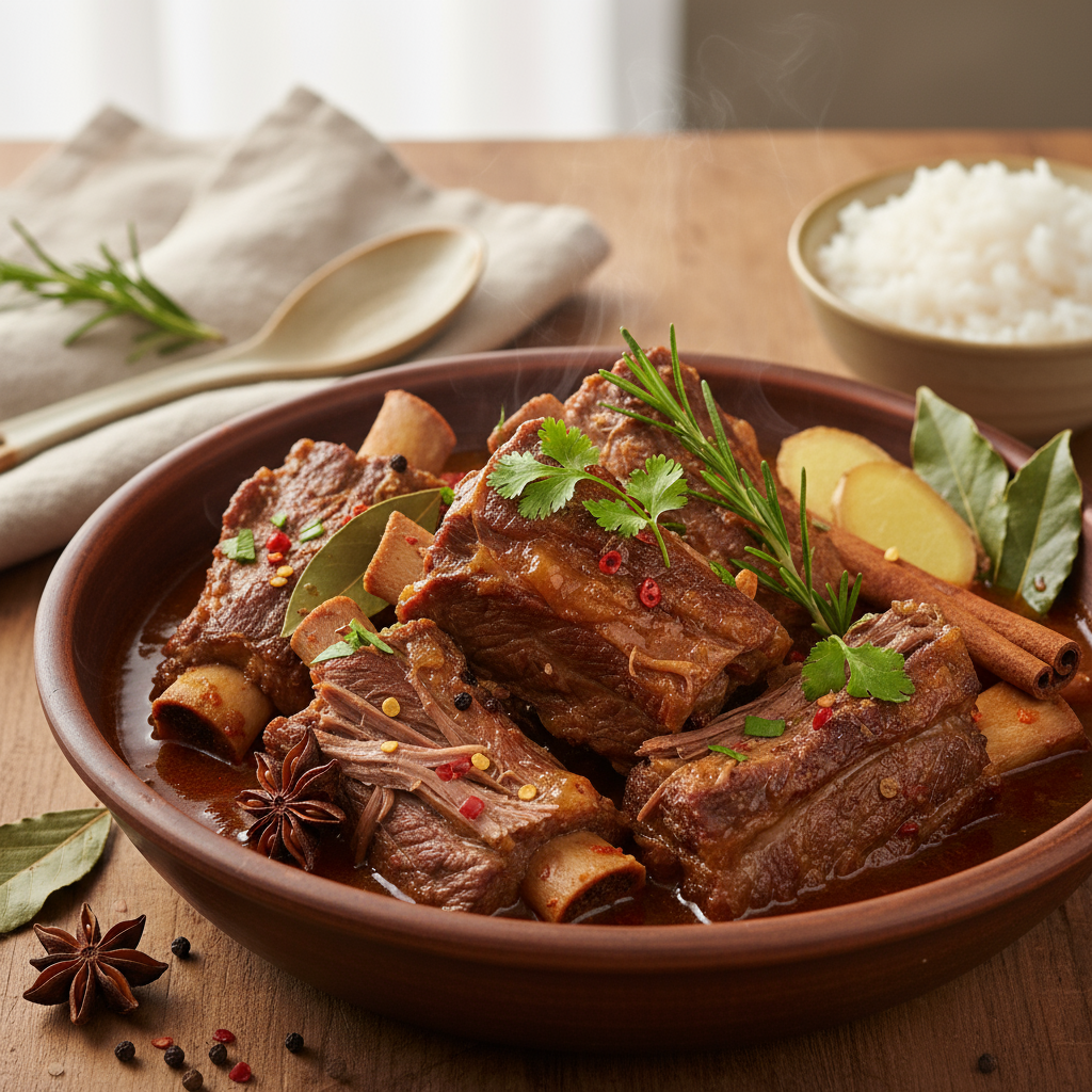 Iga Sapi Rebus Bumbu Rempah ala Rumah Tangga yang Empuk dan Beraroma Segar