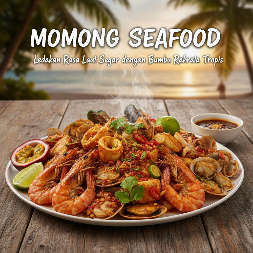 Momong Seafood: Ledakan Rasa Laut Segar dengan Bumbu Rahasia Tropis