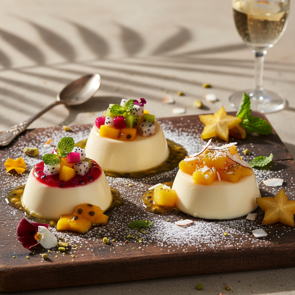 Panna Cotta Lembut ala Italia dengan Sentuhan Tropis: Dessert Segar yang Meleleh di Mulut!