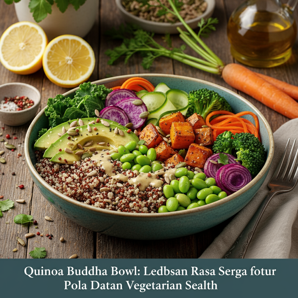 Quinoa Buddha Bowl: Ledakan Rasa Segar untuk Pola Makan Vegetarian Sehat