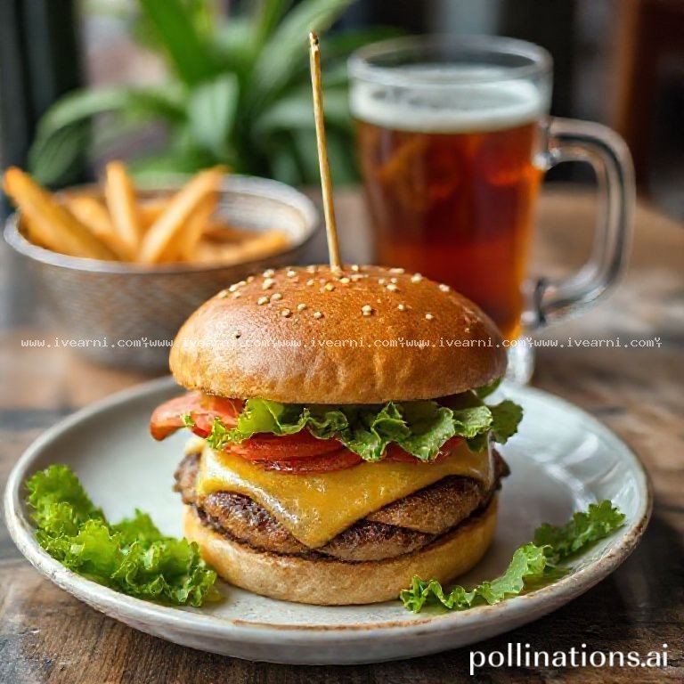 Rahasia Resep Anti Gagal bengkel burger & brew - Burger .
