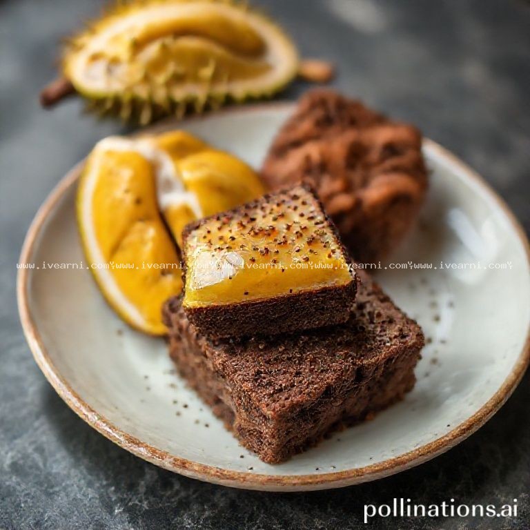 Rahasia Resep Anti Gagal brownies durian - Cake .