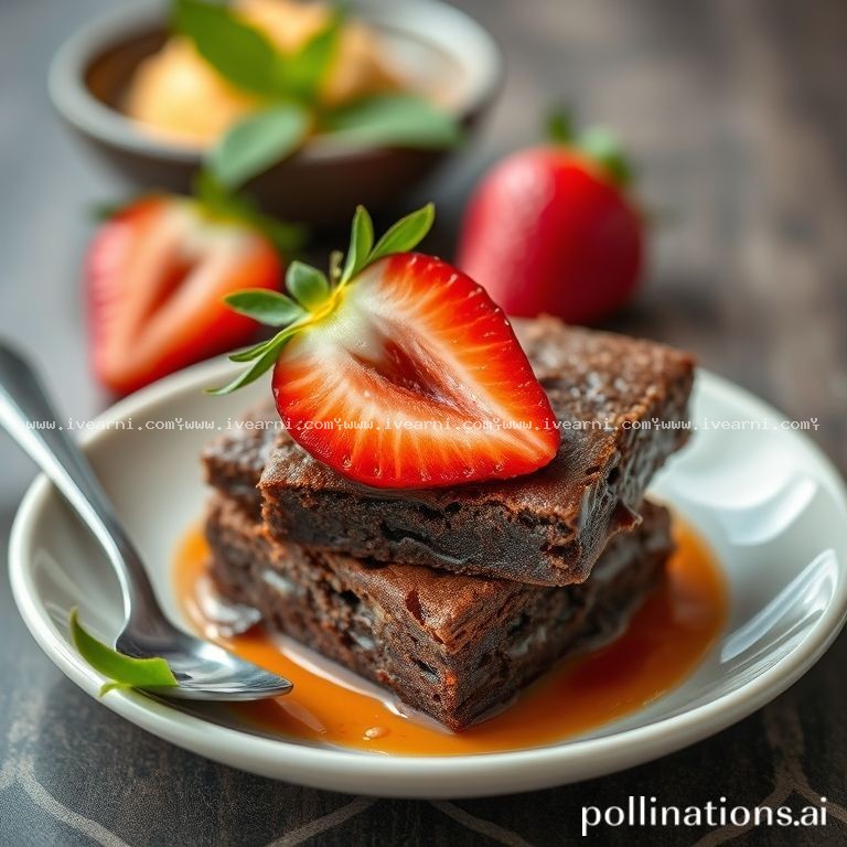 Rahasia Resep Anti Gagal brownies topping strawberry - Dessert .