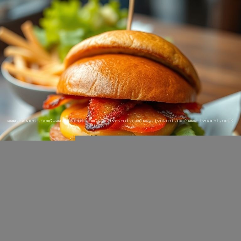 Rahasia Resep Anti Gagal burger bacon - Burger .