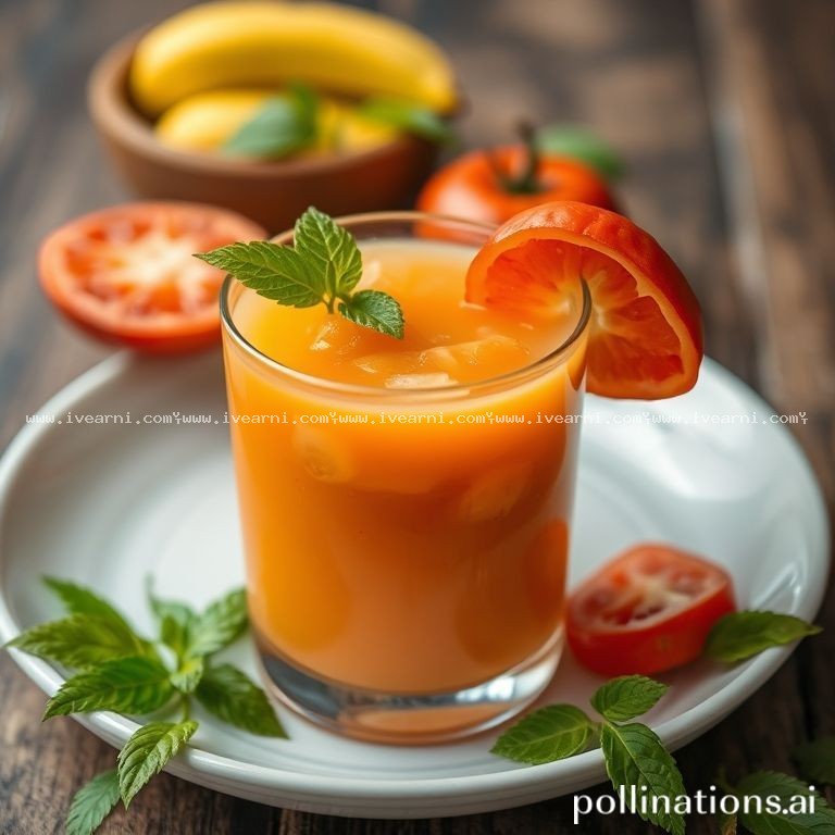 Rahasia Resep Anti Gagal cara membuat jus tomat yang benar - Resep Minuman .
