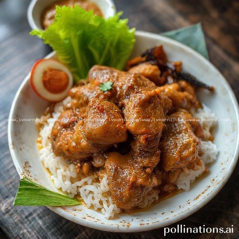 Rahasia Resep Anti Gagal cara membuat rendang daging dengan kelapa sangrai - Rendang .