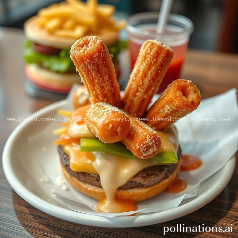 Rahasia Resep Anti Gagal churros burger king - Burger .