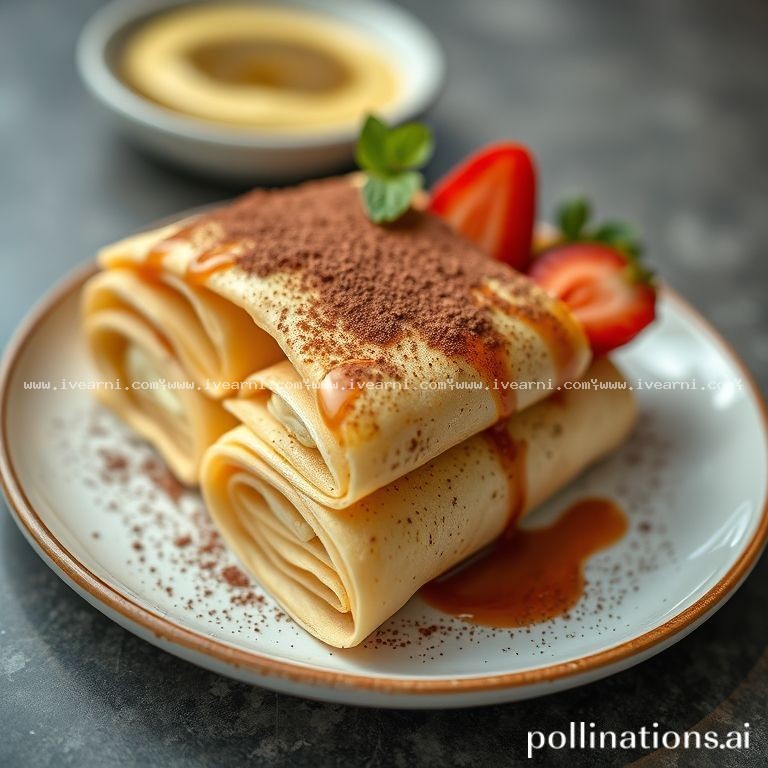 Rahasia Resep Anti Gagal crepes tiramisu - Dessert .