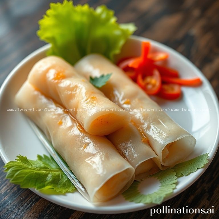 Rahasia Resep Anti Gagal lumpia sayur - Masakan Tradisional .