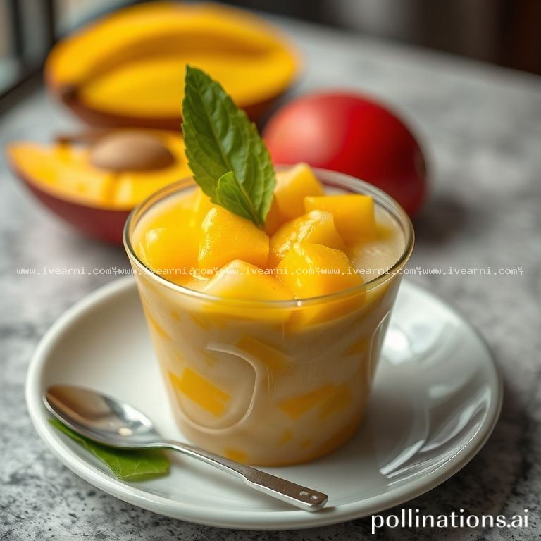 Rahasia Resep Anti Gagal mango sago cup 300ml - Dessert .