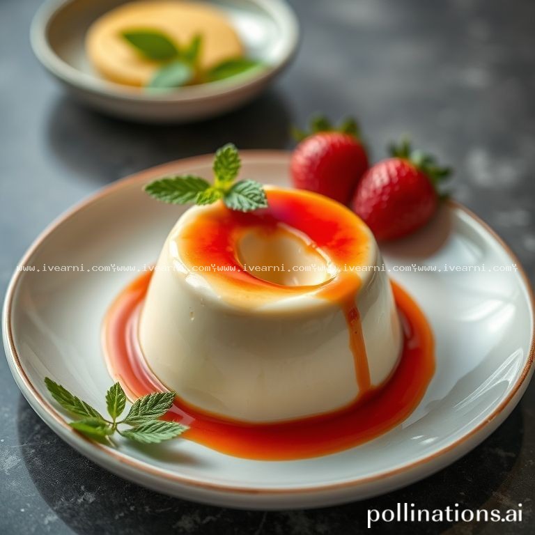 Rahasia Resep Anti Gagal panna cotta amarena - Dessert .