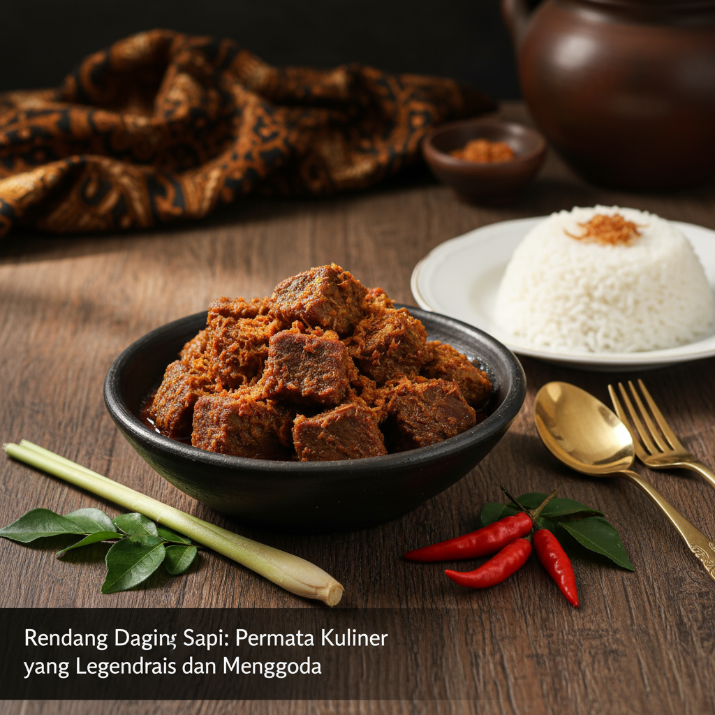 Rendang Daging Sapi: Permata Kuliner Minang yang Legendaris dan Menggoda