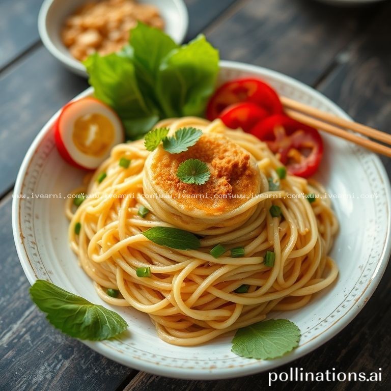 Resep Mie Celor Vegetarian