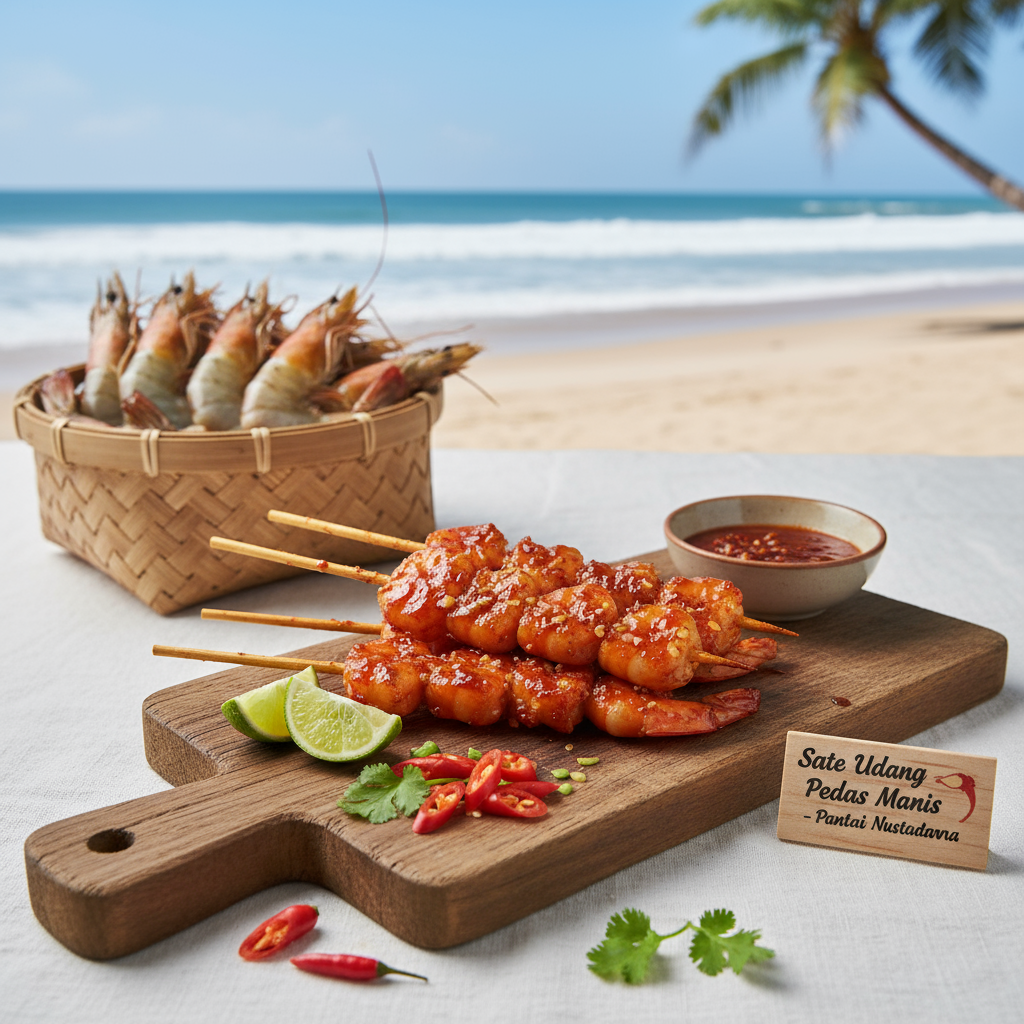 Sate Udang Pedas Manis: Seafood Segar ala Pantai Nusantara