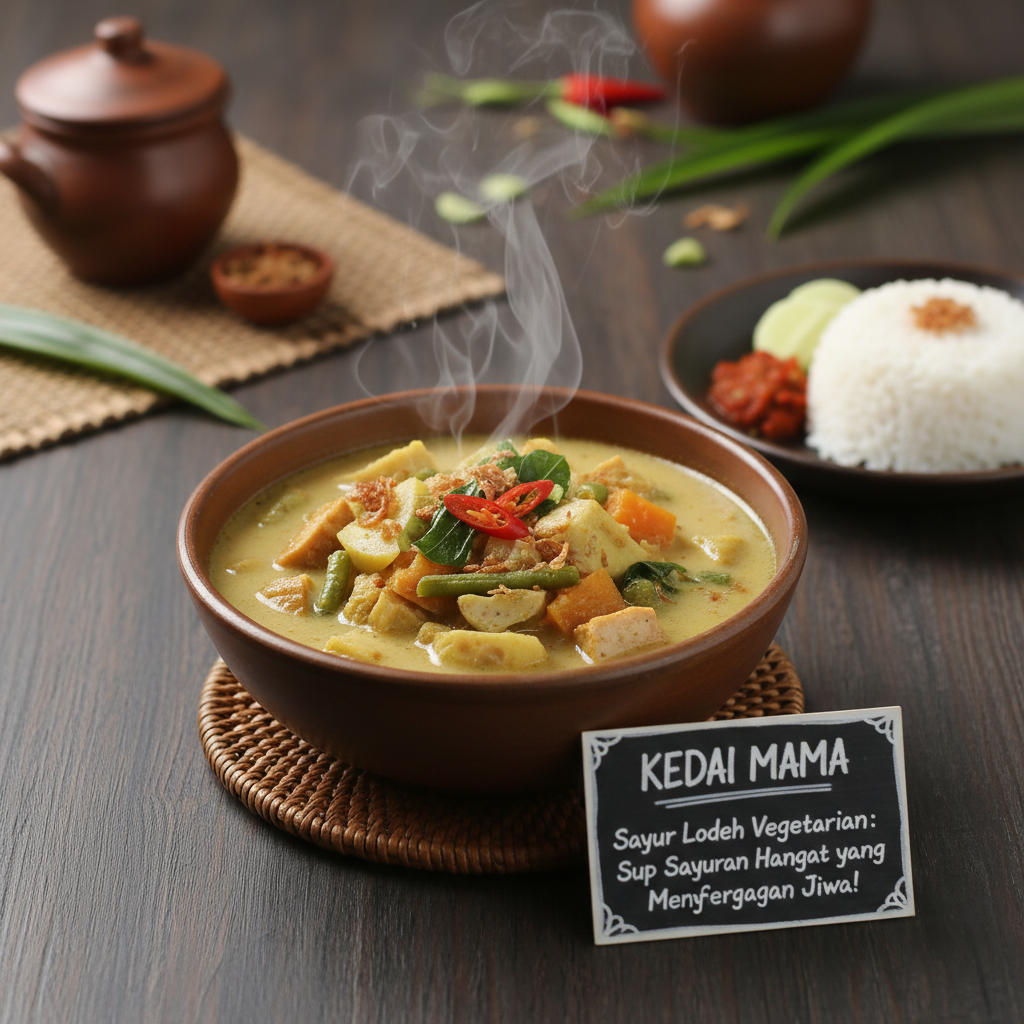 Sayur Lodeh Vegetarian ala Kedai Mama: Sup Sayuran Hangat yang Menyegarkan Jiwa!