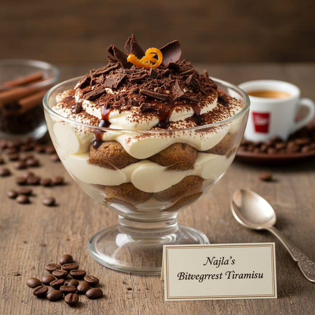 Tiramisu Bittersweet ala Najla: Ledakan Manis-Pahit yang Tak Terlupakan